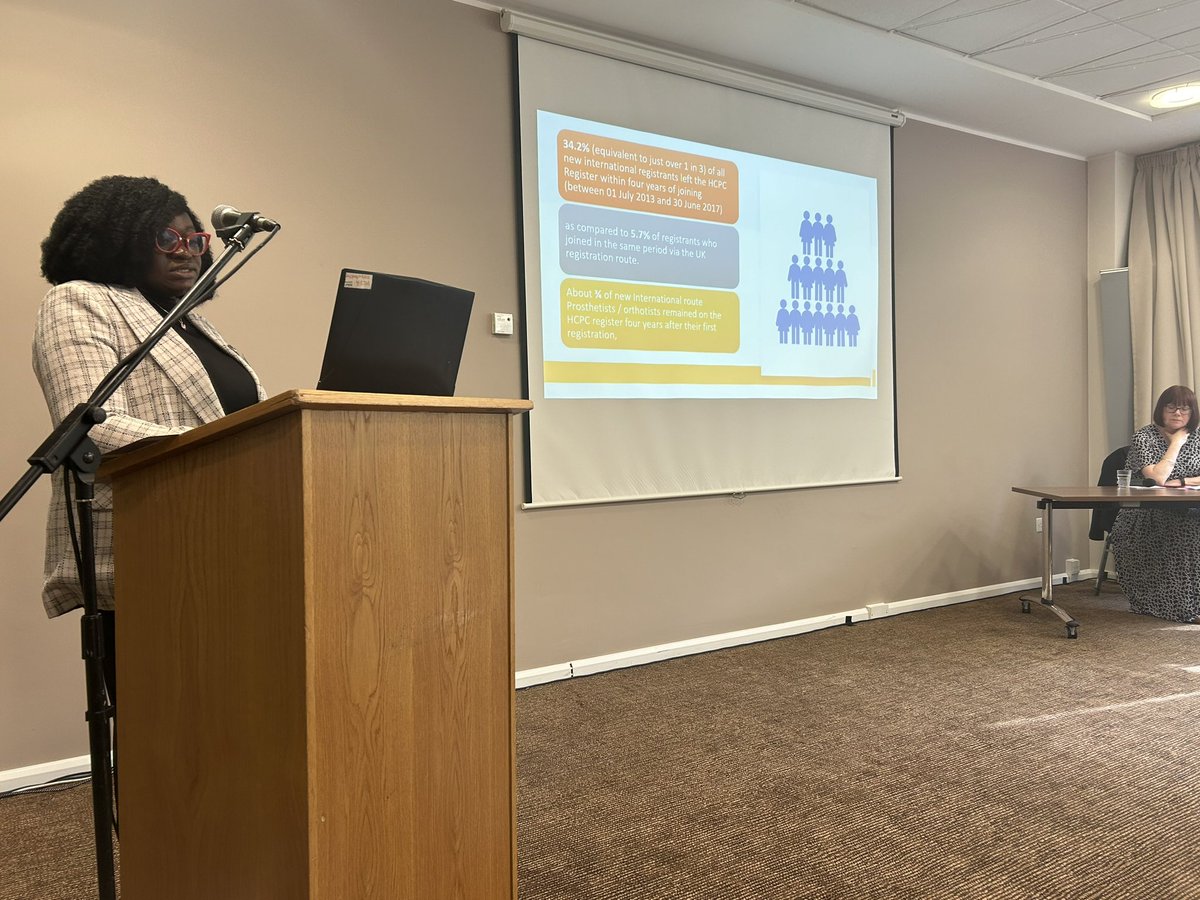 KimStuartOT's tweet photo. Thought provoking messages challenges and solutions  @BAPO2 #BAPOCardiff2024 #internationalregistants #retention #returntopractice https://t.co/ljUZ4Ae7gZ