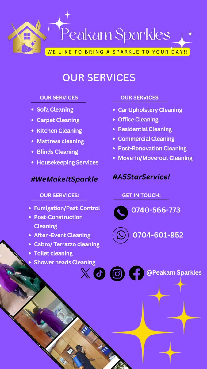 All your professional cleaning needs under one roof, we gatchu!