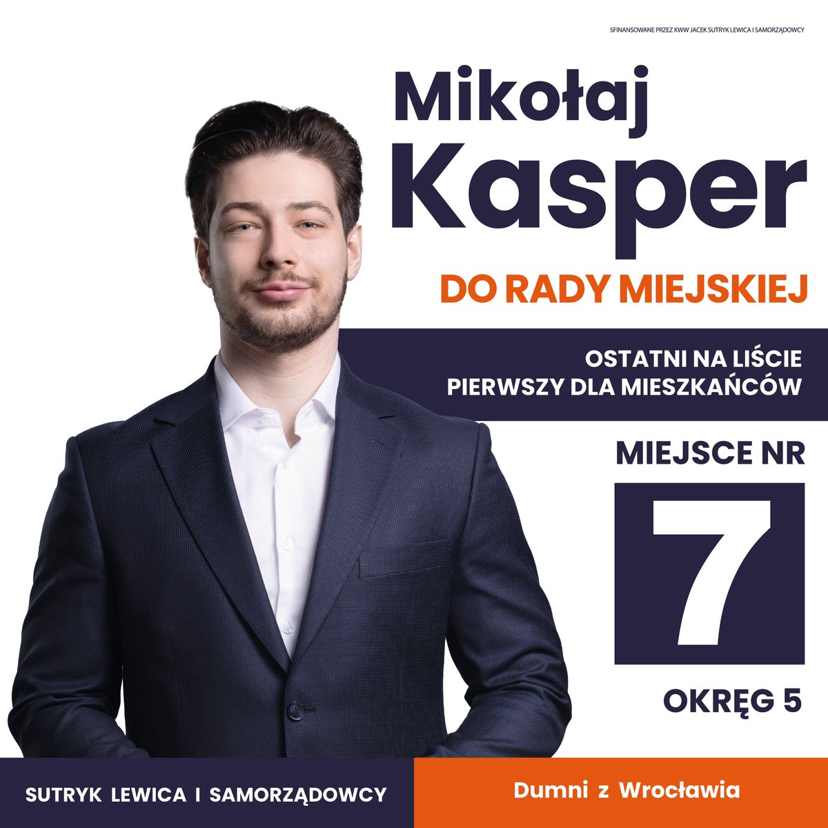 MikolajKasper's tweet photo. A więc już oficjalnie mogę potwierdzić, kandyduję do Rady Miejskiej Wrocławia z okręgu 5️⃣ (Szczepin, Gądów, Popowice Pd., Pilczyce - Kozanów, Popowice Pn.)
Znajdziecie mnie na ostatnim miejscu na liście❗️
Do zobaczenia w terenie! ✌🏻
#dumnizwroclawia #Kasper2024 #TeamKasper https://t.co/9CMvuXq6CM