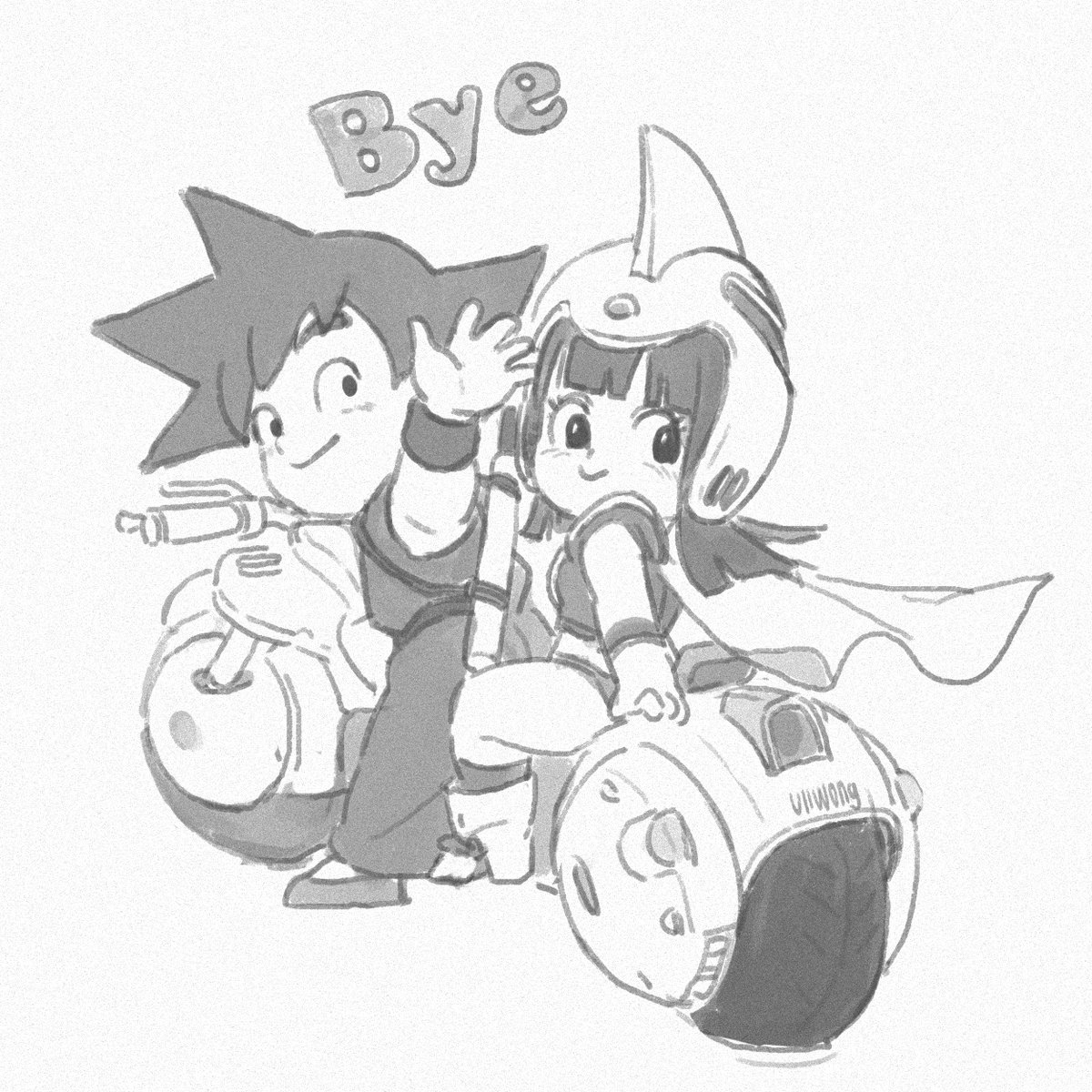 Vii_woW's tweet photo. Good bye  Toriyama Akira https://t.co/1gc0JBHAKe