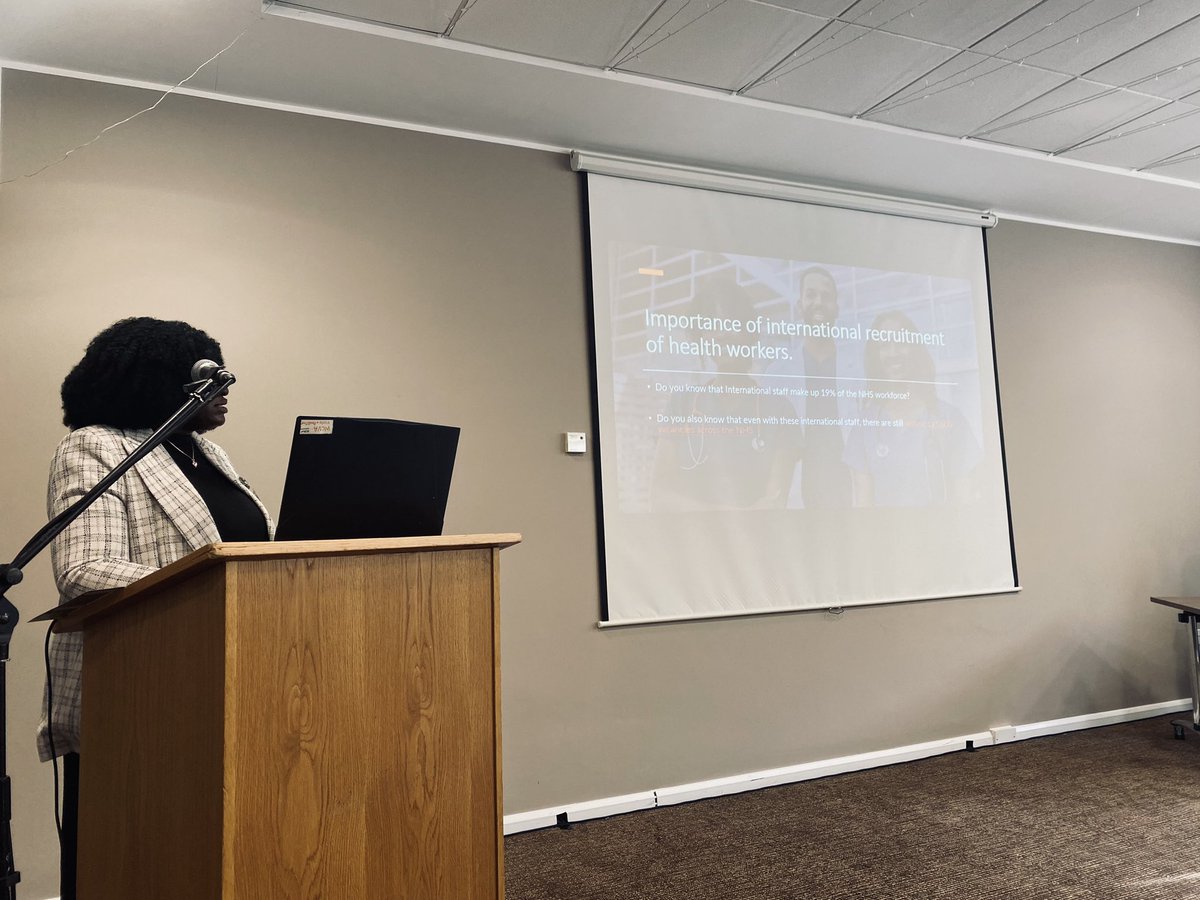 LHenstockPhysio's tweet photo. Really interesting listening to Chiazoka Ezeuzo present on ‘My journey as an international Orthotist in the UK; challenges faced and solutions for easy integration’ #BAPOCardiff24 https://t.co/AcWFQIaHZZ