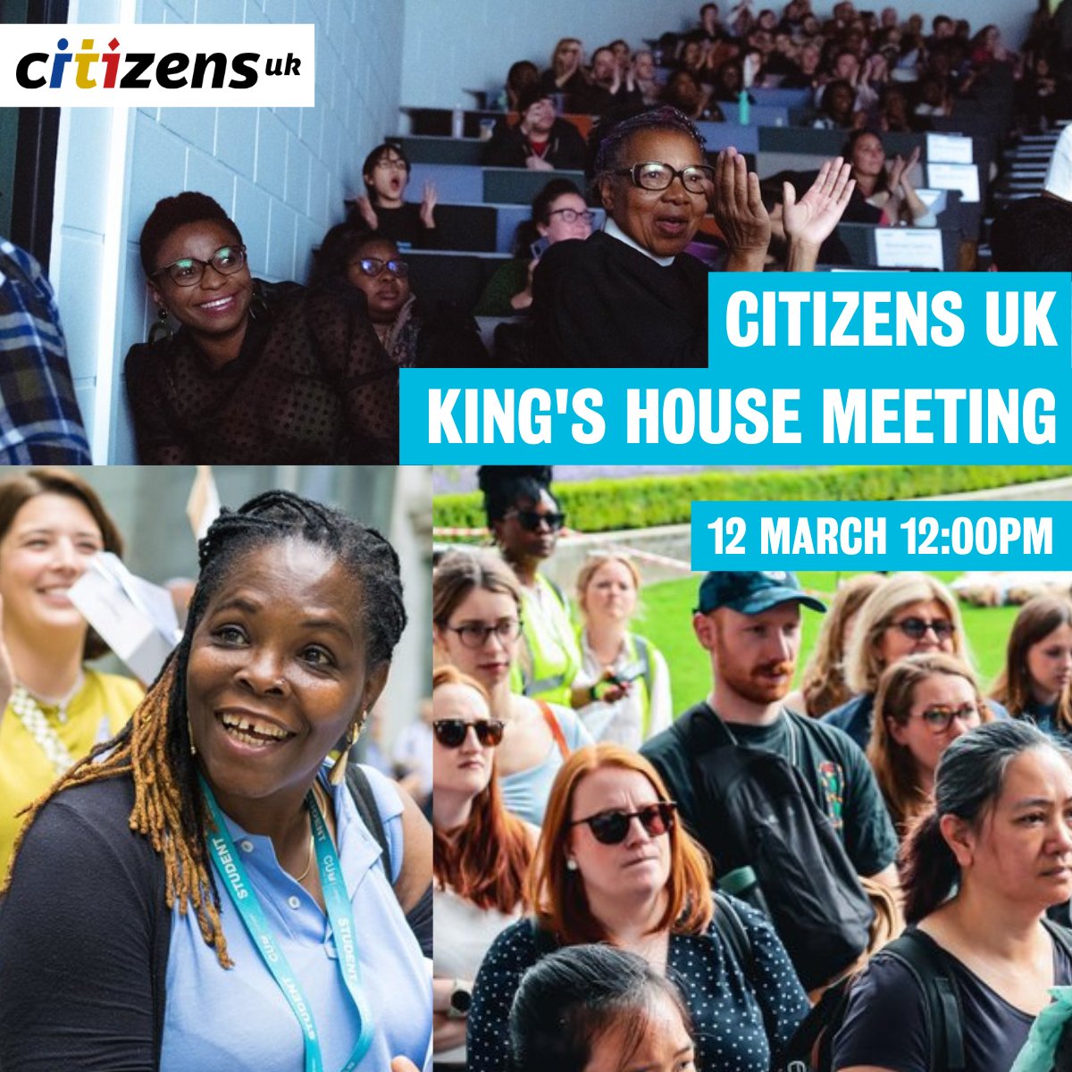 Care about fair work & wages, housing, migration and climate? Join the @CitizensUK King’s House Meeting next week where these issues will be discussed with other @KingsCollegeLon students and staff. Find out more and register for your free ticket: ticketsource.co.uk/kings-voluntee…