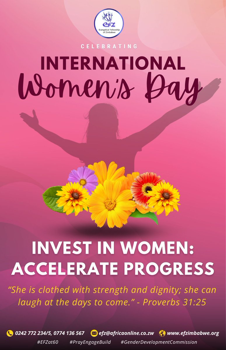 EFZ (@efzzimbabwe) on Twitter photo As we join the rest of the world in commemorating International Women's Day .....
#IWD2024 #InternationalWomensDay
<a href="/GFaithzim/">Gender and Faith network in Zimbabwe</a> <a href="/CAID_Zimbabwe/">Christian Aid Zimbabwe</a> <a href="/trocaire/">Trócaire</a> <a href="/ACTAlliance/">ACT Alliance</a> <a href="/pastortmasuku/">Trever Masuku</a> <a href="/clarachiseko/">Clara Chiseko</a> <a href="/munya_mat/">Munya Mataruse</a> <a href="/ginahmutema1/">Reginah</a> <a href="/zccinzim/">Zimbabwe Council of Churches</a> <a href="/udaciza/">UDACIZA</a> <a href="/catholic_and/">Catholic Commission for Justice and Peace Zimbabwe</a> <a href="/pastorgarycross/">pastorgarycross</a> As we join the rest of the world in commemorating International Women's Day .....
#IWD2024 #InternationalWomensDay
<a href="/GFaithzim/">Gender and Faith network in Zimbabwe</a> <a href="/CAID_Zimbabwe/">Christian Aid Zimbabwe</a> <a href="/trocaire/">Trócaire</a> <a href="/ACTAlliance/">ACT Alliance</a> <a href="/pastortmasuku/">Trever Masuku</a> <a href="/clarachiseko/">Clara Chiseko</a> <a href="/munya_mat/">Munya Mataruse</a> <a href="/ginahmutema1/">Reginah</a> <a href="/zccinzim/">Zimbabwe Council of Churches</a> <a href="/udaciza/">UDACIZA</a> <a href="/catholic_and/">Catholic Commission for Justice and Peace Zimbabwe</a> <a href="/pastorgarycross/">pastorgarycross</a>