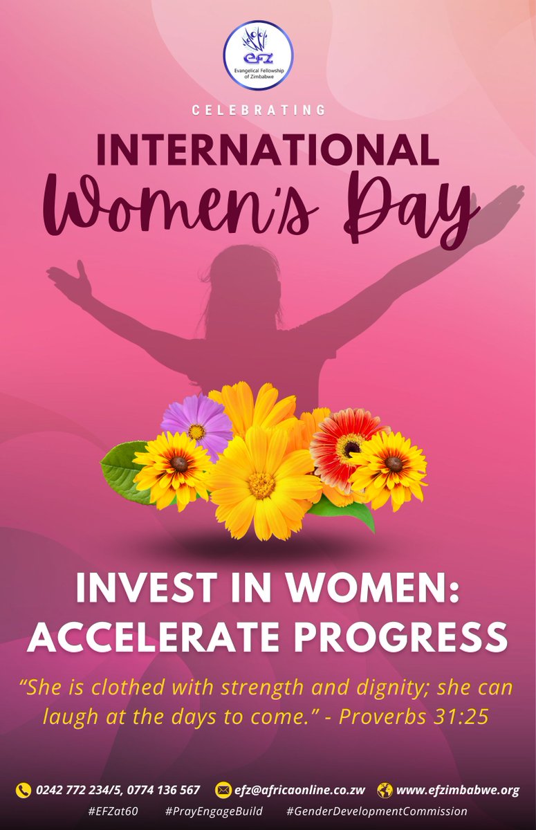 As we join the rest of the world in commemorating International Women's Day ..... #IWD2024 #InternationalWomensDay @GFaithzim @CAID_Zimbabwe @trocaire @ACTAlliance @pastortmasuku @clarachiseko @munya_mat @ginahmutema1 @zccinzim @udaciza @catholic_and @pastorgarycross