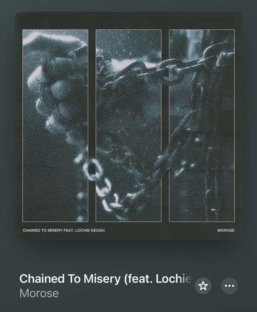 nickroysucks's tweet image. @MoroseSound is honestly another band not talked about enough. This song has been in my rotation for so long. Chained to Misery featuring Lochie from Alpha Wolf makes me wanna shake ass but make no mistake their latest single A Mistake From the Start is also fire as fuck!!
