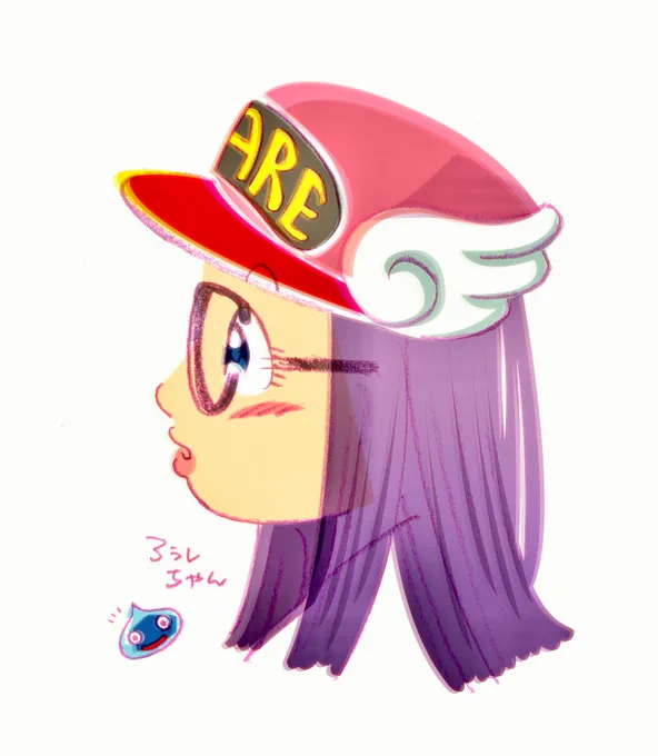 子どもの頃、#アラレちゃん が好きすぎて、主題歌が変わった時にアニメ放送が終わると勘違いして大号泣した思い出…ストーリーもですが膨大な愛されキャラを生み出さはりましたよねスライムのガチャとか娘と一緒になって欲しくて回しますもん…#鳥山明 さん謹んでお悔やみ申し上げます #一日一絵 