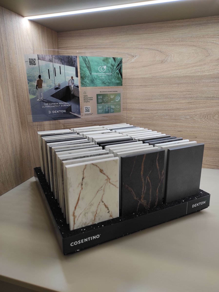 Nos complace anunciar que desde hoy mismo contamos en nuestra showroom con las últimas novedades y tendencias de Dekton by Cosentino, un material increíble tanto para encimeras porcelánicas como para revestimientos decorativos con una gran de variedad de diseños y acabados.