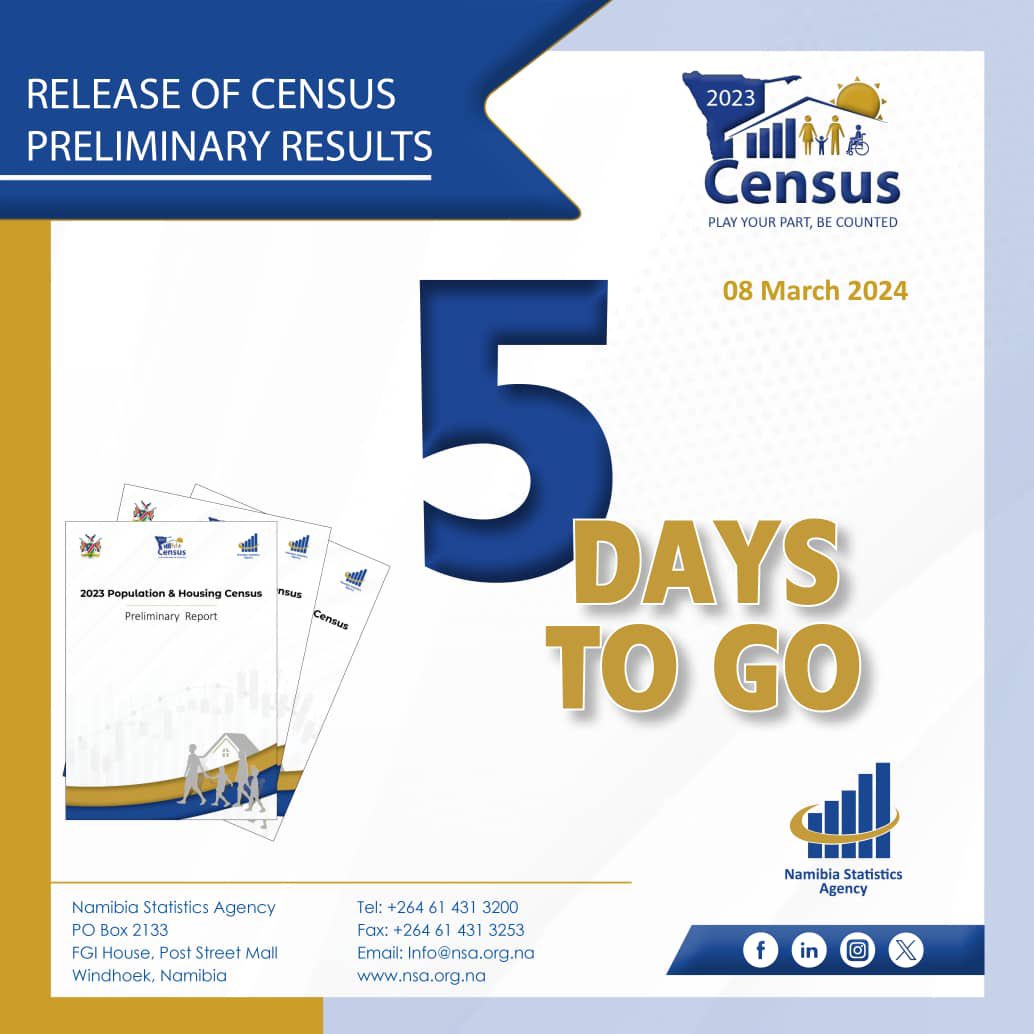 Countdown with us!

#countingdown
#censuspreliminaryresults