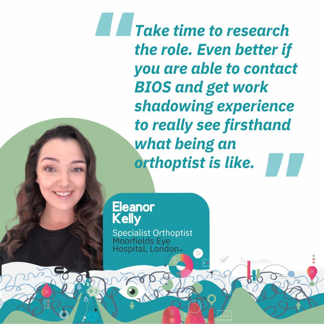 BIOS_Orthoptics's tweet photo. The best way to find out if a career as an orthoptist is for you? Come and spend the day with one!

We can find a department in your area where you can shadow an orthoptist and see what they do day to day.

Find out more: https://t.co/rzvy9IEAvO #NCW2024 #OrthopticCareers https://t.co/38XK0q2LS3
