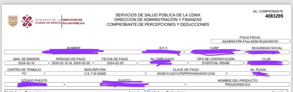 Isabella7883's tweet photo. @martibatres @SSaludCdMx @Finanzas_CDMX en los servicios de salud pública + del 50% de los empleados somos mujeres y eventuales “insabi”, nómina 8 y de otros contratos no se nos otorgó el día conmemorativo por “no ser” de servicios de salud pero las nómina dice que si. https://t.co/bwuZtEe1CB