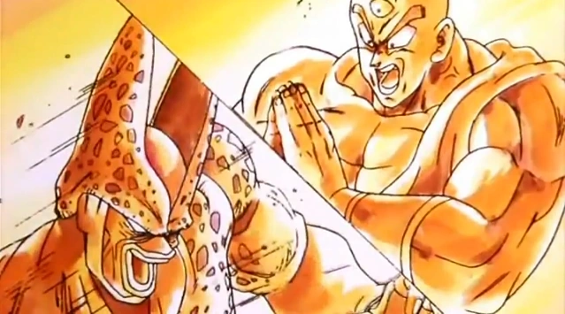 OliveraAg's tweet photo. @nacional_memes Para mí hay dos peleas que son súper épicas. Primero Ten Shin Han contra Cell, cuando utiliza el Kikoho para retrasarlo, quedando completamente debilitado por su esfuerzo.

La segunda es Vegeta vs Kid Buu, cuando le pelea mano a mano mientras Goku reúne energía para su Genki dama https://t.co/UcpAh1UUMU