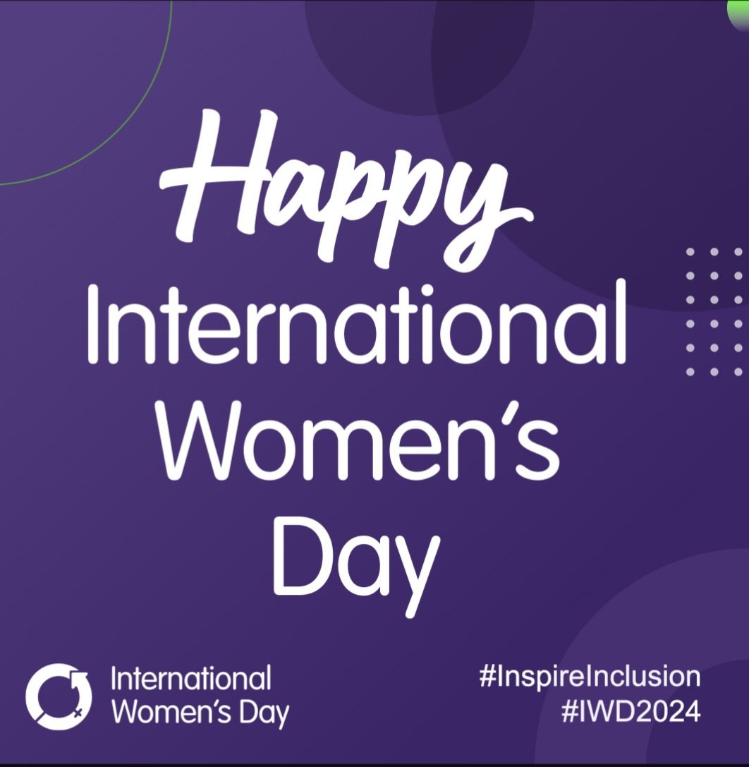 Wishing everyone a Happy International Women's Day #InspireInclusion #IWD2024