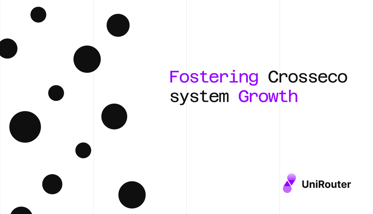 🔥 Fostering Cross-ecosystem Growth #RouterChain facilitates an open, secure, and programmable platform for cross-chain applications. Stay tuned! $URO #UniRouter