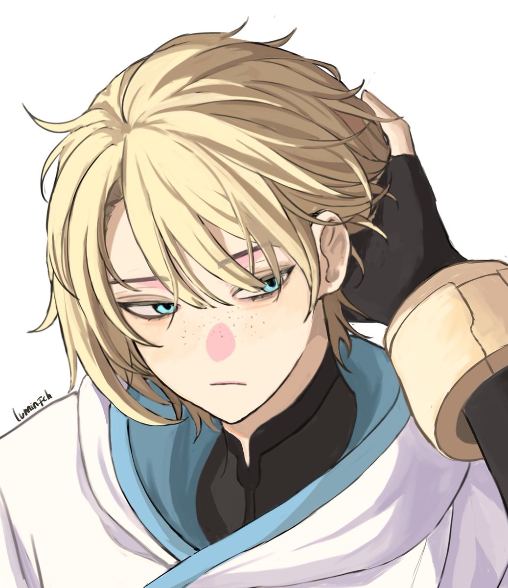 luminfch's tweet photo. I love drawing blonde hair *kiss https://t.co/lbdeWyp2uO