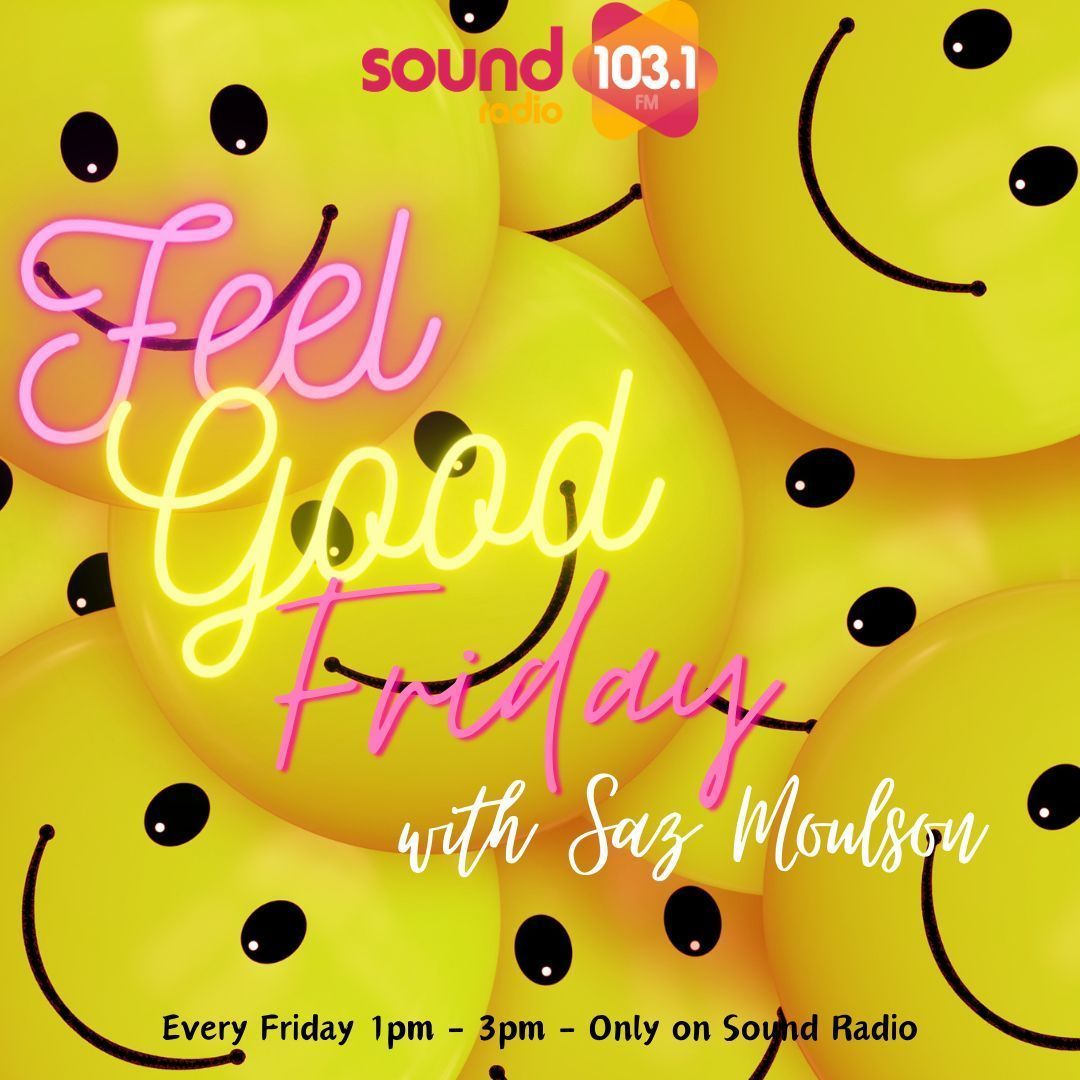 Its Friday!! Time to feel good so join Saz Moulson on Sound Radio Wales to get that good feeling started 103.1FM - Online buff.ly/2AiWI4g - Smartspeaker - just say 'Play Sound Radio Wales' #NorthWales #Rhyl #Abergele #Towyn #Prestatyn #KinmelBay #Denbighshire #localradio