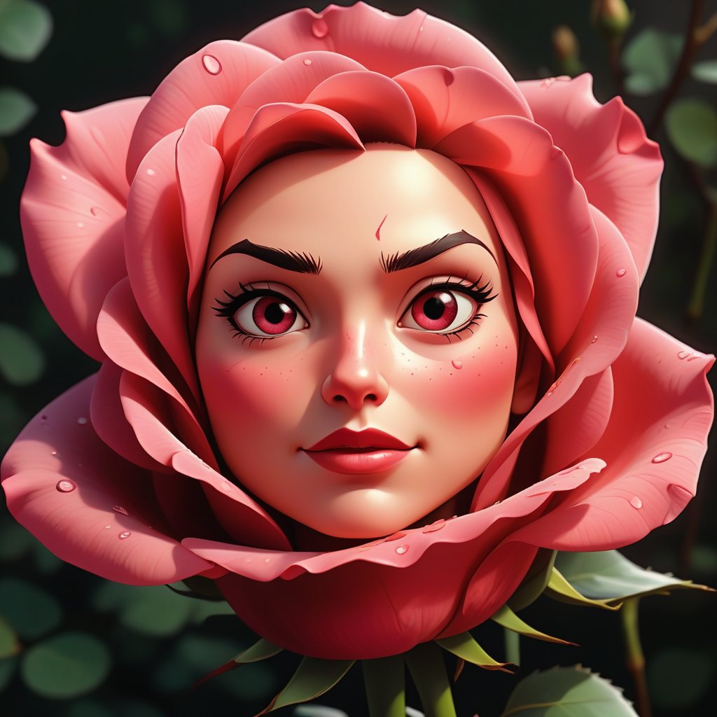 aiBildAgentur's tweet photo. This ain't your grandma's rose! Check out this 3K beauty, straight outta the pages of a 90s DC comic. #90scomics #rosewithaface #thornygrin #detailedillustration #comicbookvibes #botanicalbadass #bloomingvillain #superflora #greenthumbgang https://t.co/aoPzNt3T7p