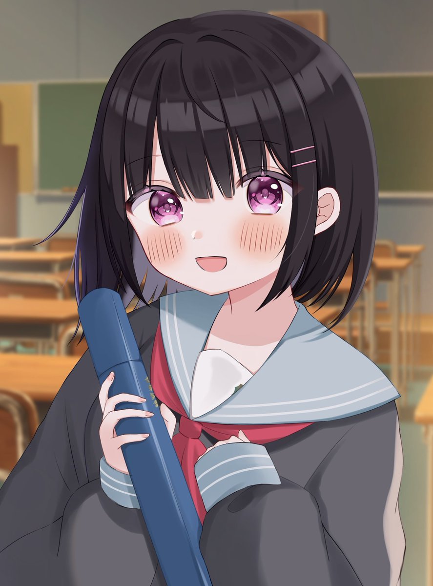 今週、卒業式や受験が終わったので記念に描きました!!ᐢ.ˬ.ᐢ