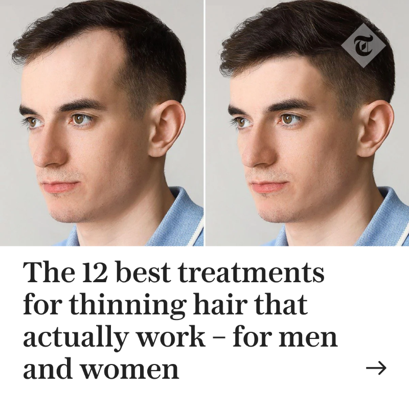 Telegraph's tweet photo. Our experts reveal the hair loss treatments that get to the root of the issue. Some of them might surprise you.
