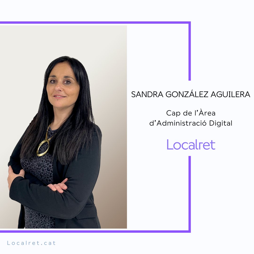 localret's tweet photo. 🟣Al capdavant de l'Àrea d'Administració digital tenim el privilegi de comptar amb la Sandra.
✨És una dona transformadora que amb la seva energia i vitalitat guia el nostre equip amb pas ferm.
♀️ #DiaDeLaDona #DonesLocalret #8M #TalentFemení #MónLocal https://t.co/SdmHFOlpic