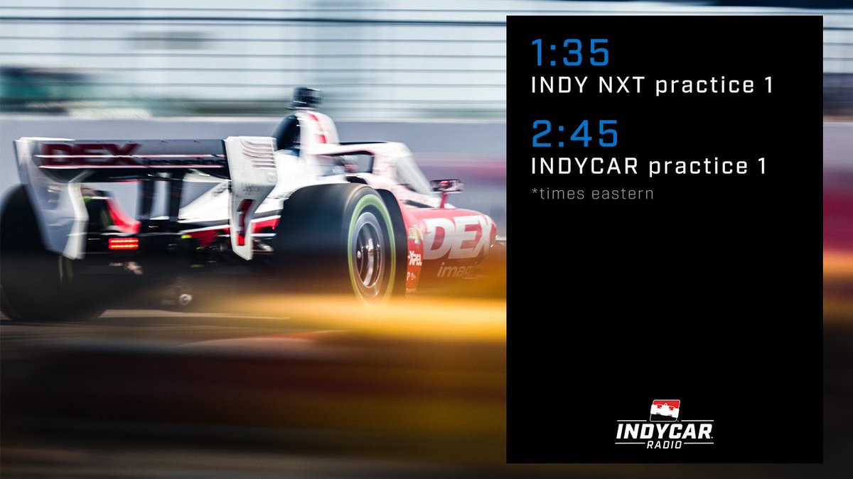 Good morning race fans! Take a loooooooong lunch today because we have your afternoon planned 🏎️ Join us for every lap of @IndyCar @GPSTPETE #INDYNXT #INDYCAR #nowstaytuned