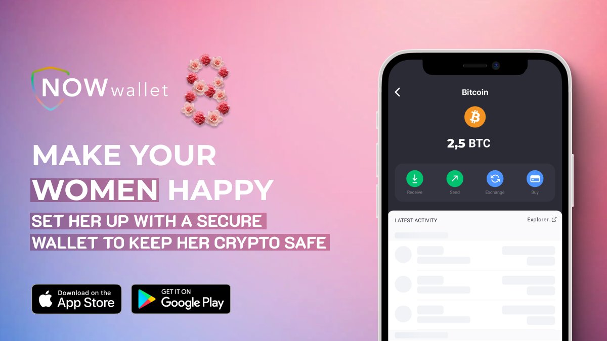 🤔Your friend or girlfriend doesn't know where to store #cryptocurrency? 🛡️Be a support and protection for your girlfriend and download her a reliable wallet! 🙌Let your woman keep her #crypto safe: now-l.ink/keepsafe
