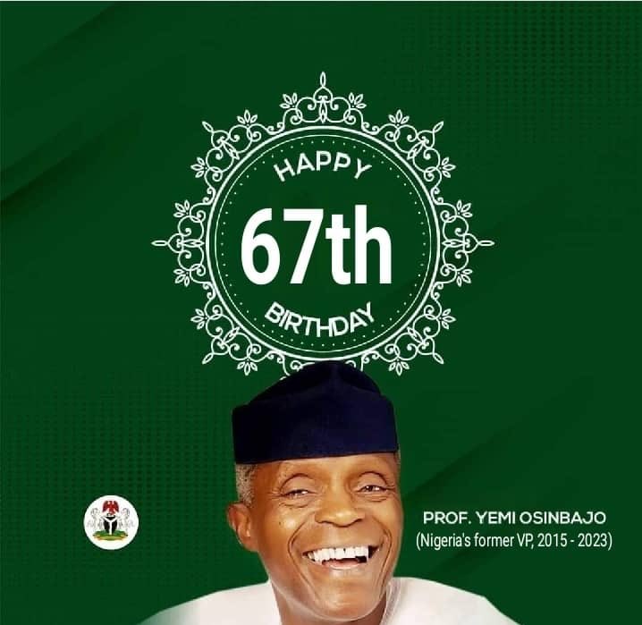 “It is the strength of your ideas & the depth of organisation that will retire those ahead of you, not your age”. - Professor Yemi Osinbajo Happy 67th birthday Prof! Truly admire your kind of leadership and hope many more can come into public service with a mind to truly serve.