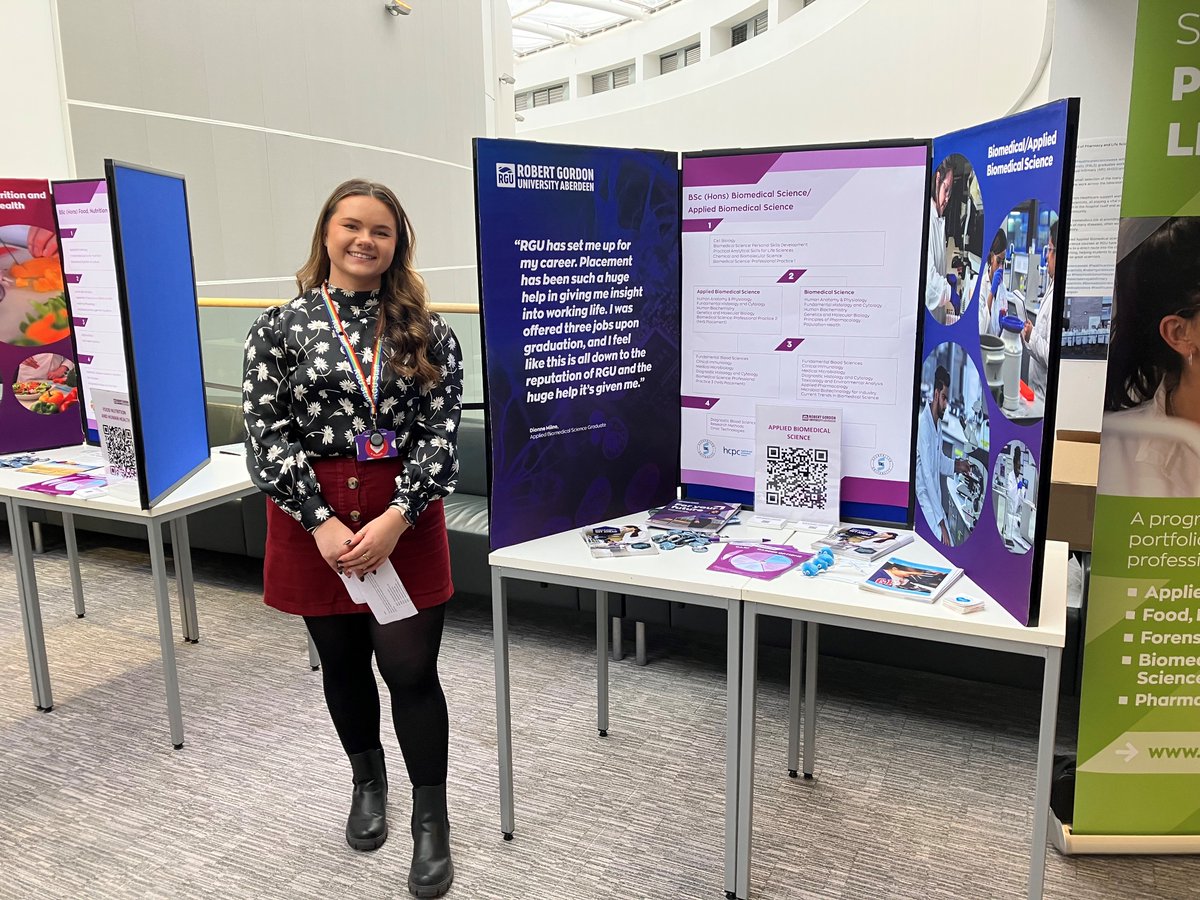 Thinking about going to University? Its Discovery Day tomorrow @RGU 10:00-14:00 Come along to @RGUPALS in The Sir Ian Wood building & chat with our friendly lecturers about course options & university life. There will be lab tours & workshops together with course presentations