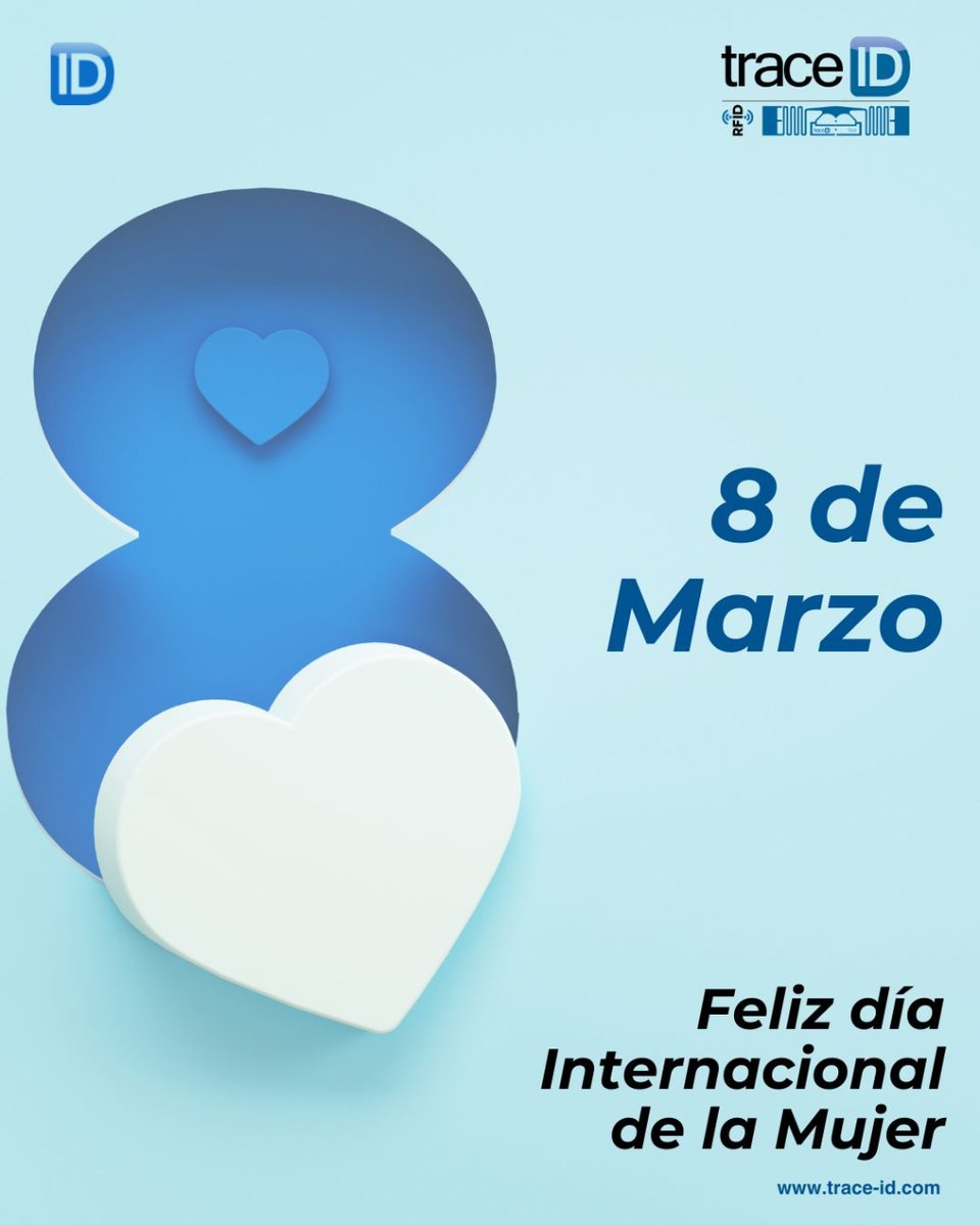 Traceidsolution's tweet image. 🌸Feliz Día Internacional de la Mujer👩🏻
En Trace ID | RFID honramos los logros y contribuciones de las mujeres en nuestra empresa y en todo el mundo.
#DíaDeLaMujer2024 #MujeresEnSTEM #IgualdadParaTodos #TraceIDRFID