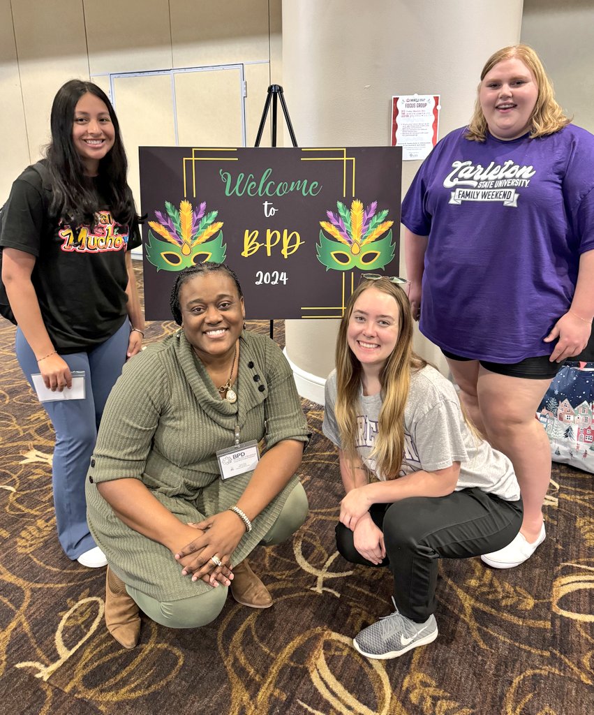 realsocialwork's tweet image. Yesterday was 2nd day of @bswpdonline conference. The last of @tarletonstate @TarletonSOCW students arrived safely in New Orleans. We are 20 strong! Representing Tarleton!  #ResearchIsFun @bswpdonline @ubdachange @SheratonNOLA #BPDInfusion2024