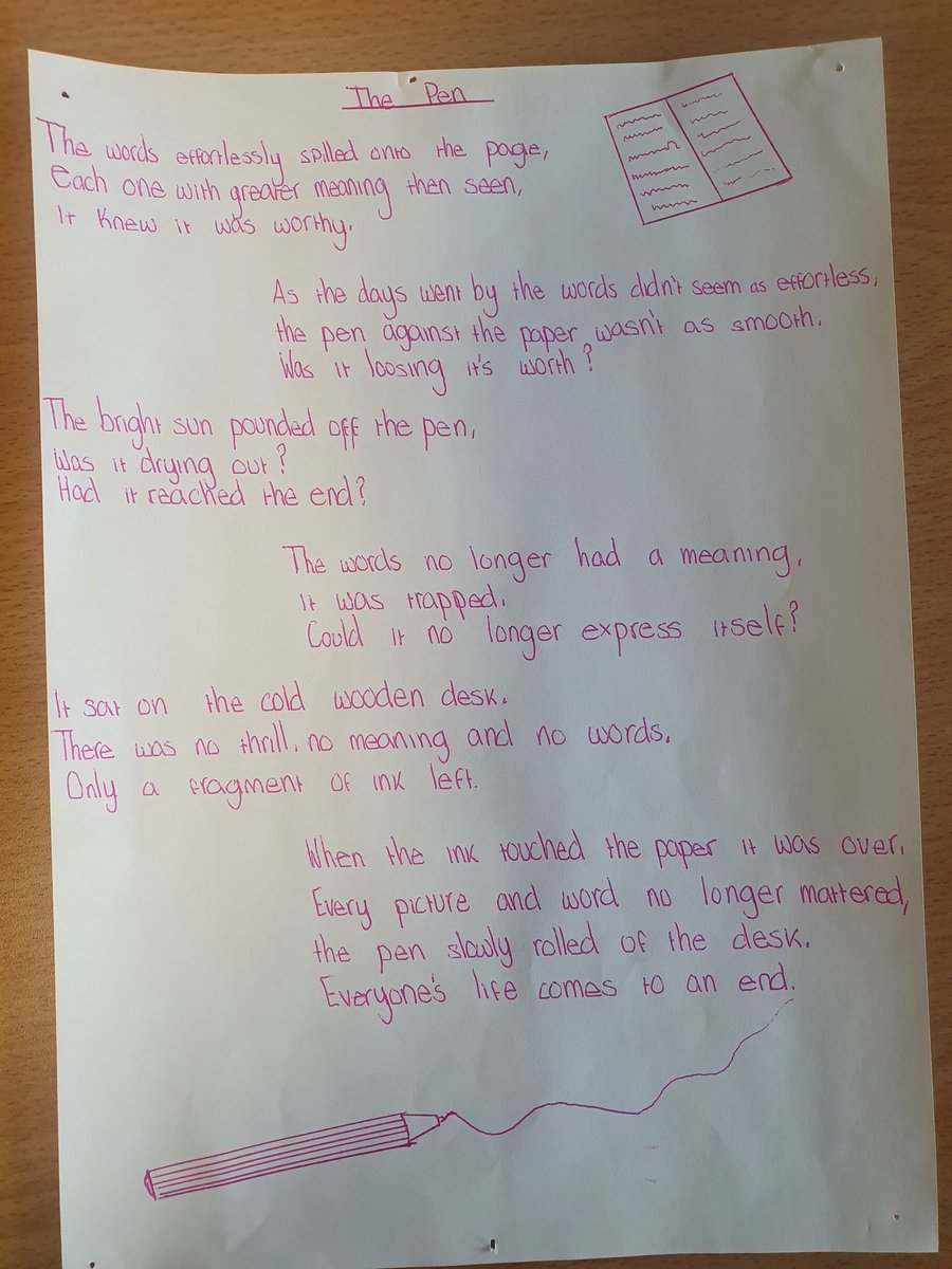 Such beautiful poems. Written by our exceptionally talented poets in S2! 💛✍🏼📖