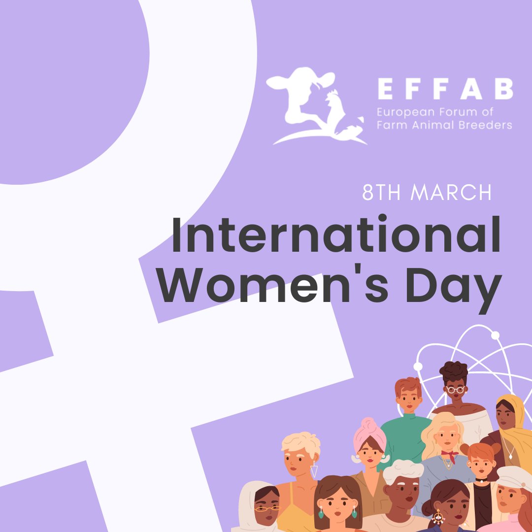 #InternationalWomensDay ♀ Today we pause to recognize the impact of female talent in the fields of #science and #animalbreeding. Their expertise not only contributes to our knowledge but also fuels progress towards #equality. At EFFAB, we take pride in our multicultural team,…