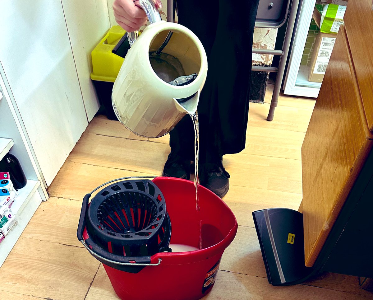 Heard the kettle boiling and got excited for a cuppa, only to find out the water was being used to mop the floor. ☕️🧹 #WorkDilemmas #TeaOrClean 😬