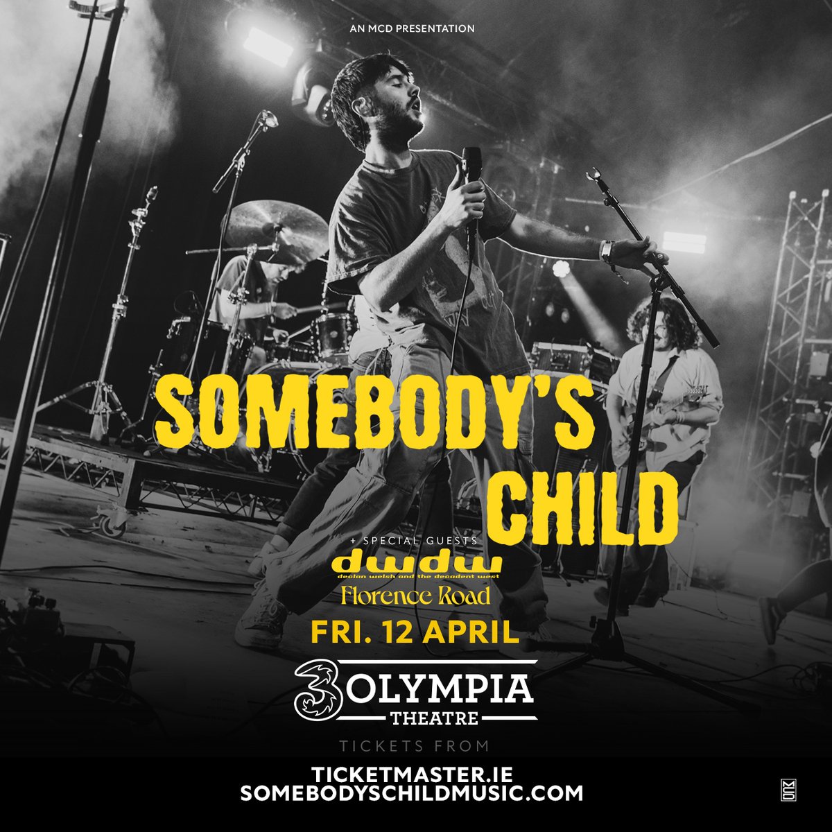 🔥New Music Friday!🔥 Ireland’s @SomebodysChild1 release a brand new single entitled “Oh Emily” today. The song is set to be a one-off release between albums. Listen here: s.disco.ac/nkubckjtunvi Book tickets via @TicketmasterIre here: 3olympia.ie/whats-on/someb…