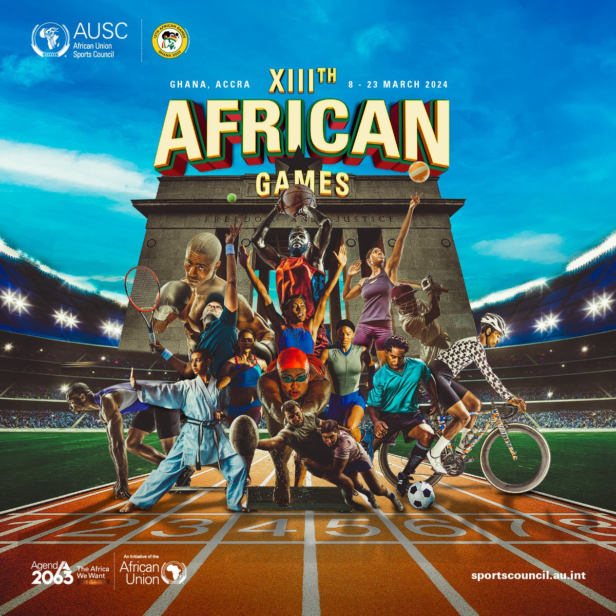 The 13th #AfricanGames are here! Get ready for the 13th African Games opening ceremony! Celebrate 'Experience the African Dream' with us at the University of Ghana Sports Stadium. Witness special performances by Shatta Wale, Pat Thomas, Ebo Taylor, Kamo Mphela, and King…