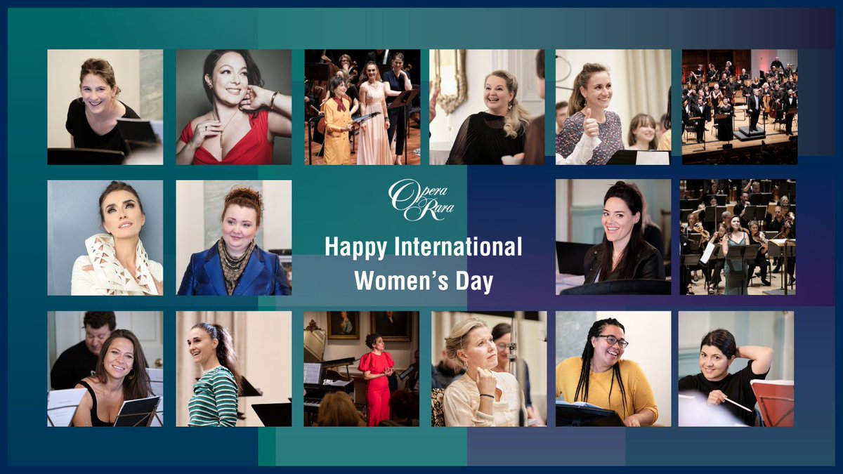 It's International Women's Day and we're celebrating all the incredible women artists we've worked with this last season & who we'll work with in the coming months including of course our Artist Ambassador @ErmonelaJaho this May for our #DonizettiSongProject. #IWD