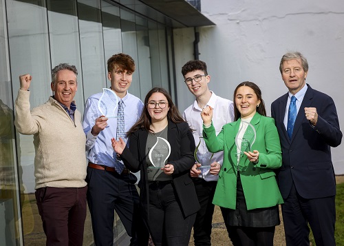 ‘Eco Reroute’ is a project that examines the bus routes at a local school to see whether they are operating in the most efficient way. Congrats to the the members of the 'Eco Reroute' winning team; Sean Murphy, Alec Hannan, Ava Gaffney and and Caragh Killeen.