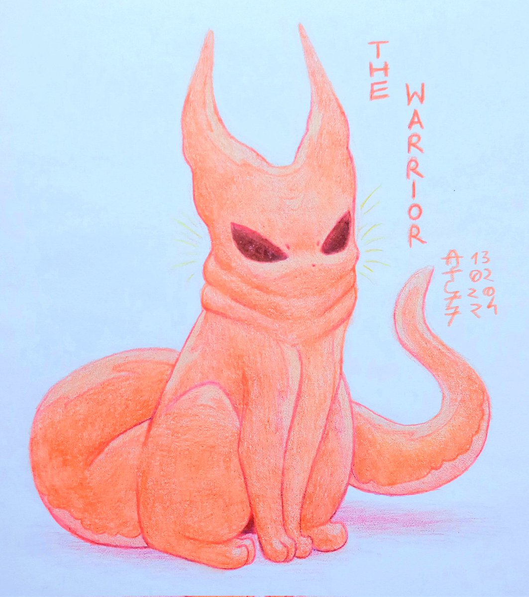 FXRBIDDENARTIST's tweet photo. THE WARRIOR // EL GUERRERO

#rainworld #rainworldthewarrior #thewarrior #warrior #slugcat #rainworldfanart #traditionalart #artistaschilenos #australianartist https://t.co/BH4ZrQvN74
