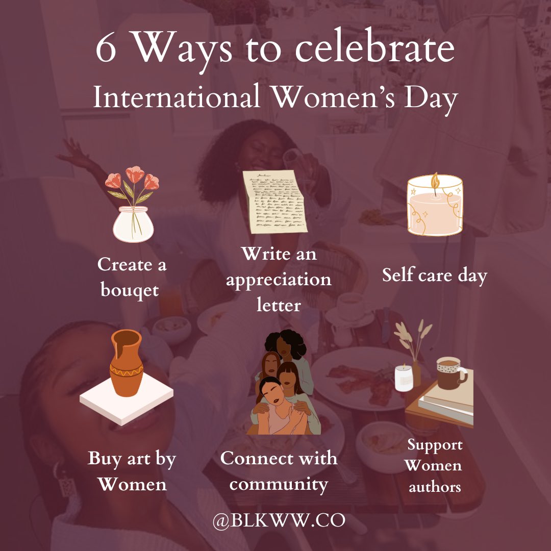 blkwwco's tweet photo. Happy International Women's Day 💐 #InternationalWomensDay https://t.co/Q2wBy72vuV