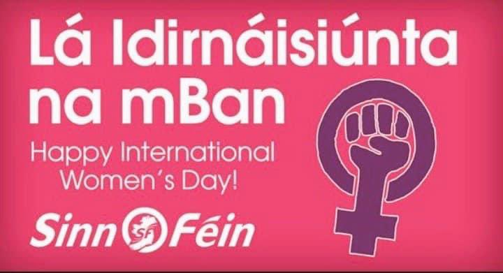 Lá Idirnáisiúnta na mBan sona daoibh! Happy International Women's Day! 🌍 Here’s to strong women. May we know them. May we be them. May we raise them.