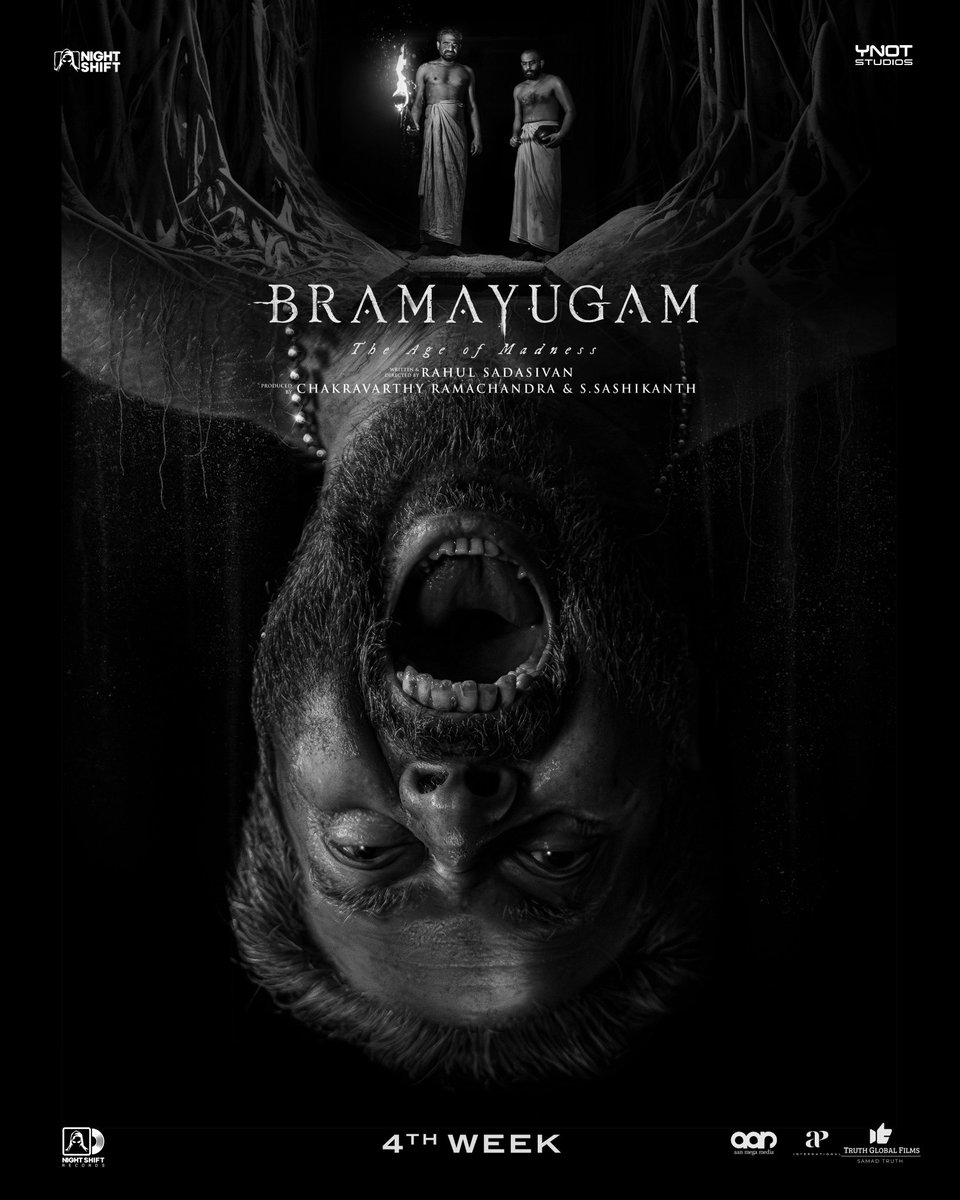 #Bramayugam enters 4th Week in Cinemas Worldwide !