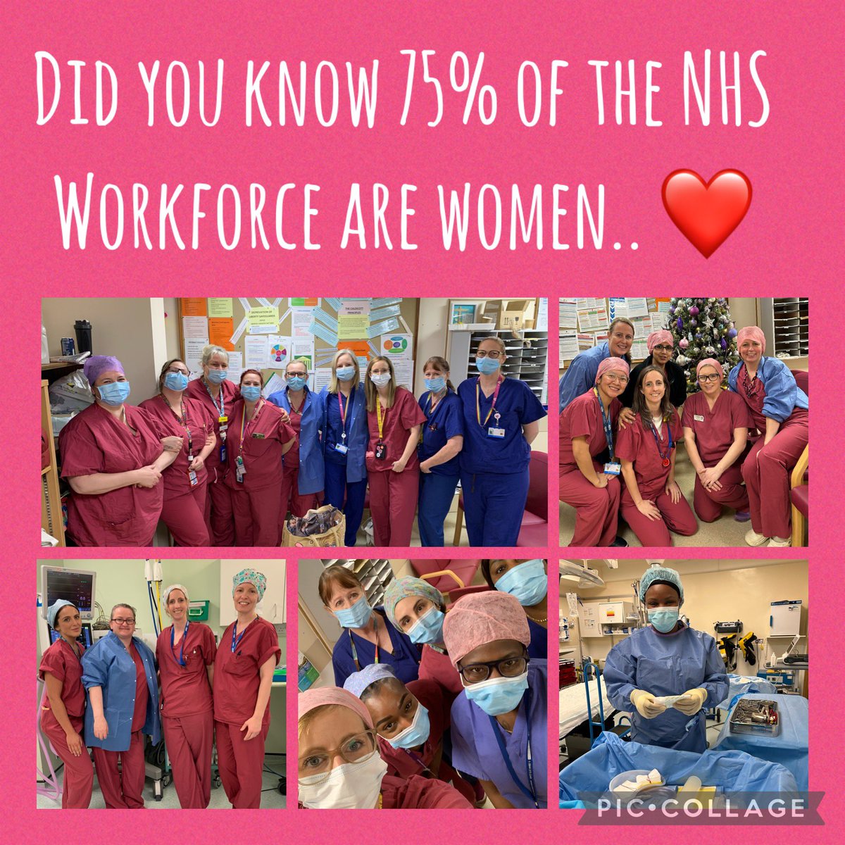 Happy International Women’s day 2024! Big shout out to all the lovely ladies at Basildon Hospital Main theatres.. ❤️❤️ Mid and South Essex NHS Foundation Trust #NHSHeroes #nhs #internationalwomensday2024