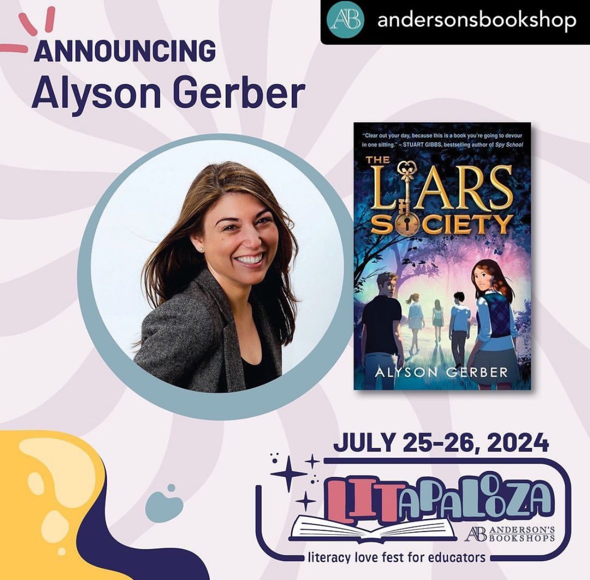 Happy to share that we’re welcoming @supriyakelkar_ @Sayantani16 @2dCale & @AlysonGerber as part of our 2 day conference for educators, celebrating all things #kidlit! Registration includes a copy of keynote speakers @bottomshelfbks & @dsantat new book! eventcombo.com/e/LITapalooza-…