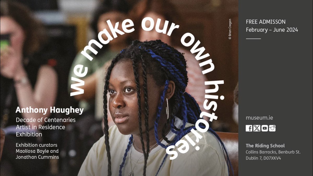 If out &amp; about in Dublin today you could celebrate #InternationalWomensDay &amp; take a tour exploring changing roles of Irish women <a href="/NMIreland/">National Museum of Ireland</a> Collins Barracks &amp; then visit #wemakeourownhistories exhibition by <a href="/anthony_haughey/">anthony haughey</a> which features many strong Irish women’s voices #IWD