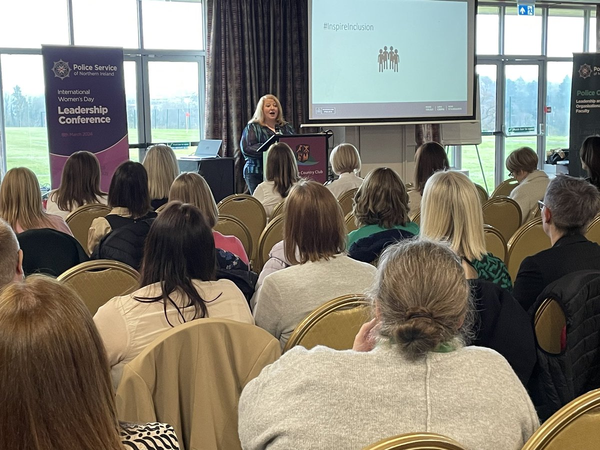 Minister Long today marked #InternationalWomensDay at @NIPrisons Hydebank Wood College and Female Prison and the @PoliceServiceNI IWD conference. ‘It is important women support each other by coming together as a community to share insights & experiences’ - @naomi­­_long