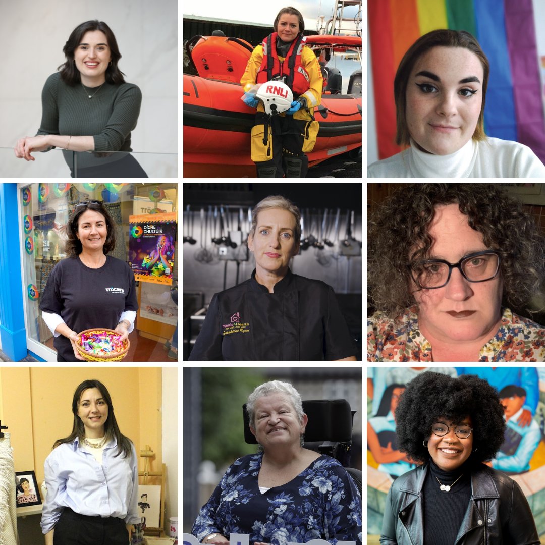 In communities around Ireland and beyond, woman are taking action to support other women. Thank you to all the women and non-binary people who have shared their stories, joined our panels and attended our events since We Act began. You all #InspireInclusion all year round. #WeAct