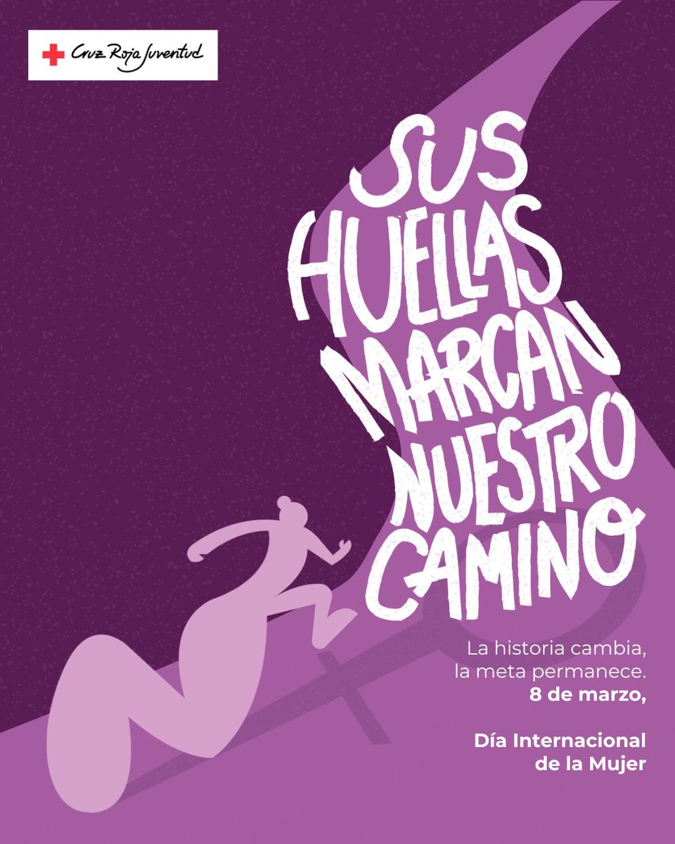 crjsoria's tweet photo. Este #8M homenajeamos a las mujeres que han trascendido barreras y desafiado normas arraigadas. GRACIAS a vosotras, nosotras podemos seguir avanzando en nuestro camino hacia una sociedad igualitaria. Sus huellas marcan nuestro camino. La historia cambia, la meta permanece💜👣 https://t.co/GskiywbVfA