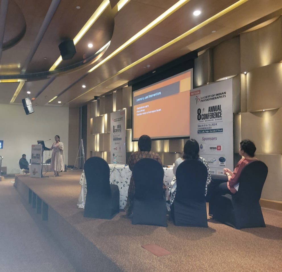 Kavitha Vishal (@vishalkavitha) on Twitter photo Glad to be part of the symposium titled exploring paradigm shifts in the management of shoulder pain @ 8th congress of the society of Indian physiotherapists at Chandigarh, along with Dr. Vandana Phadke, Dr. Meena Makhija & Dr. Shweta Dhamani
<a href="/SIP_Physio/">Society of Indian Physiotherapists</a> @ptmchp Glad to be part of the symposium titled exploring paradigm shifts in the management of shoulder pain @ 8th congress of the society of Indian physiotherapists at Chandigarh, along with Dr. Vandana Phadke, Dr. Meena Makhija & Dr. Shweta Dhamani
<a href="/SIP_Physio/">Society of Indian Physiotherapists</a> @ptmchp