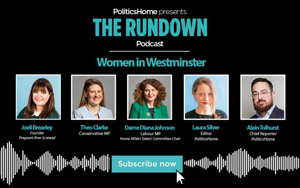 🚨 OUT NOW 🚨 Women in Westminster 🗣️Labour MP @DianaJohnsonMP, Conservative MP @theodoraclarke, and @Joeli_Brearley join @Alain_Tolhurst and @laurasilver_ to talk about the barriers faced by women in public life 🎧 Listen now: pod.fo/e/224baf