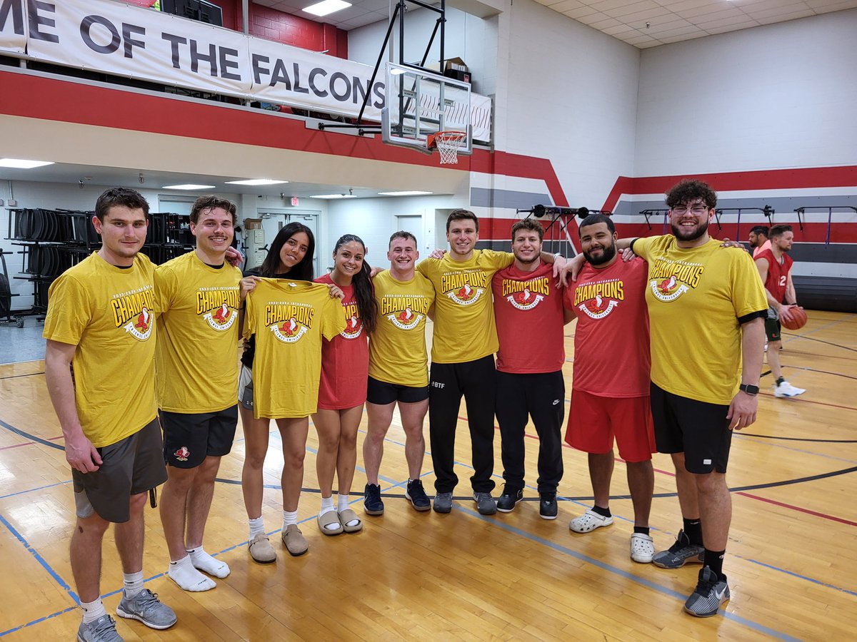 Congrats to our Co-ed Basketball League champs team B.T.F.