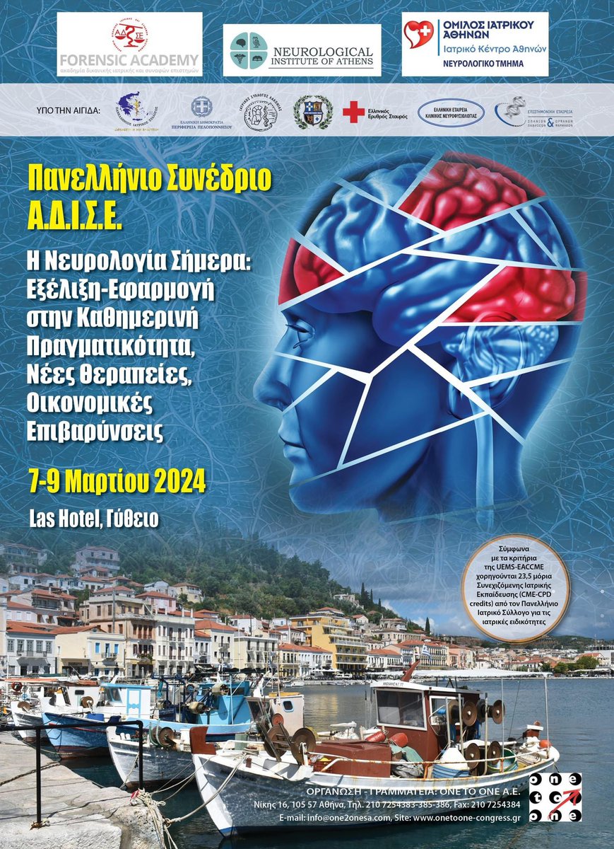 KSykara's tweet photo. Annual Panhellenic Neurological Conference @NIOAGR @AthensMedical https://t.co/LopVoEVDYp